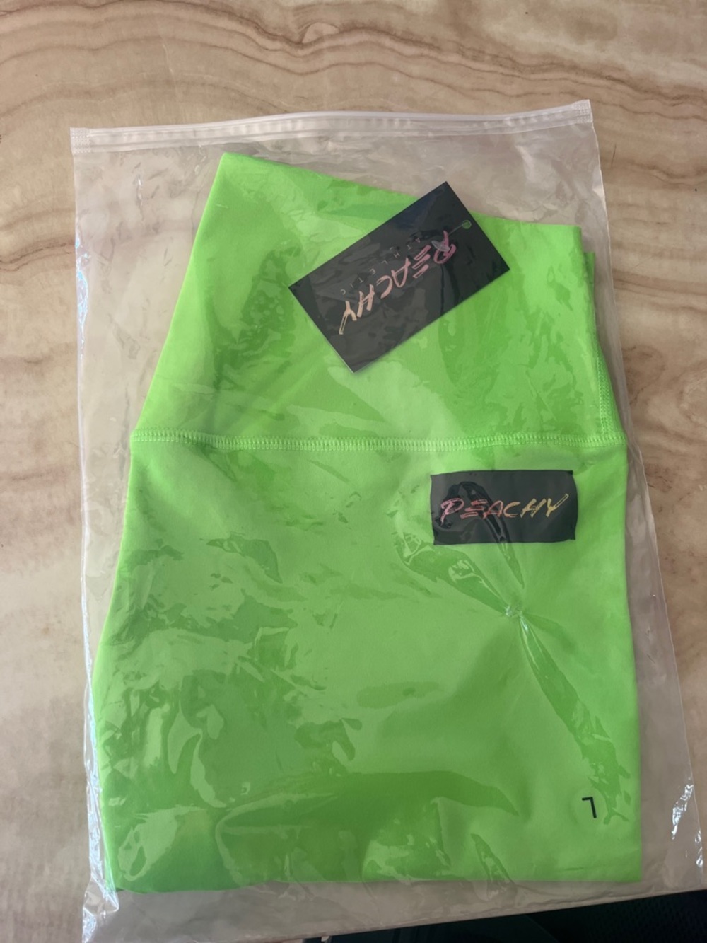 Peachy Women’s CrossFit Shorts in Neon Green